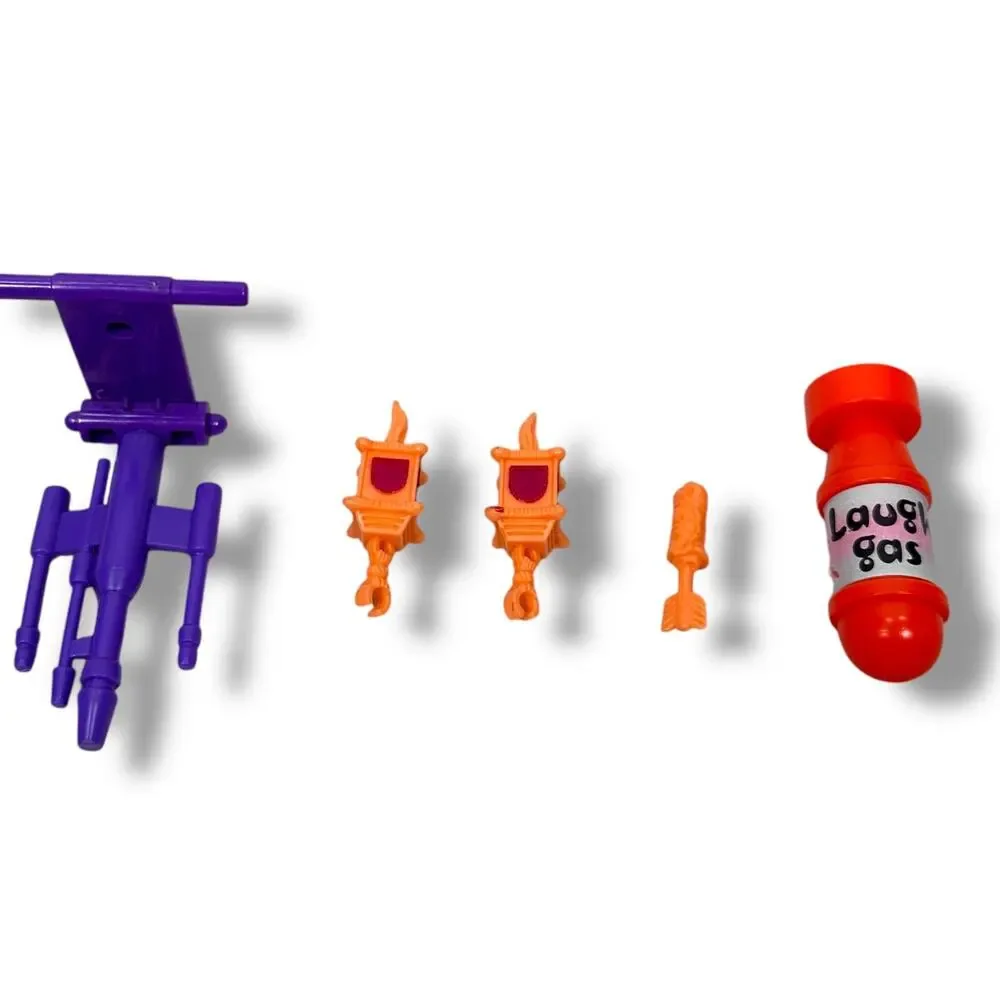 Vintage TMNT Stink Bomb Samurai‎ Scooter Lantern & Technodrome Accessories 90s